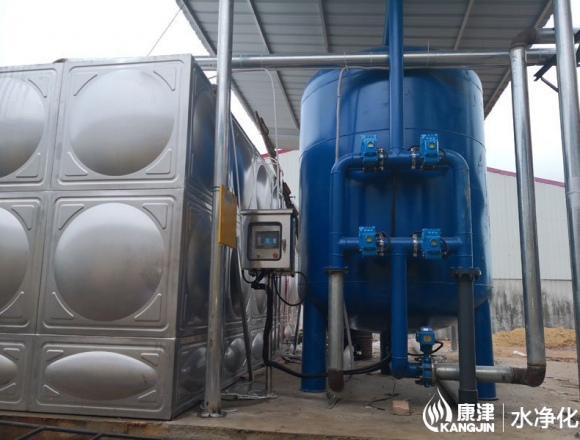 壓力式一體式凈水器，石英砂過濾器 全自動壓力式凈水器